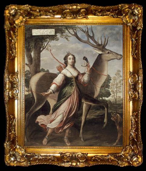 framed  Claude Deruet duchesse de Chevreuse, ta009-2
